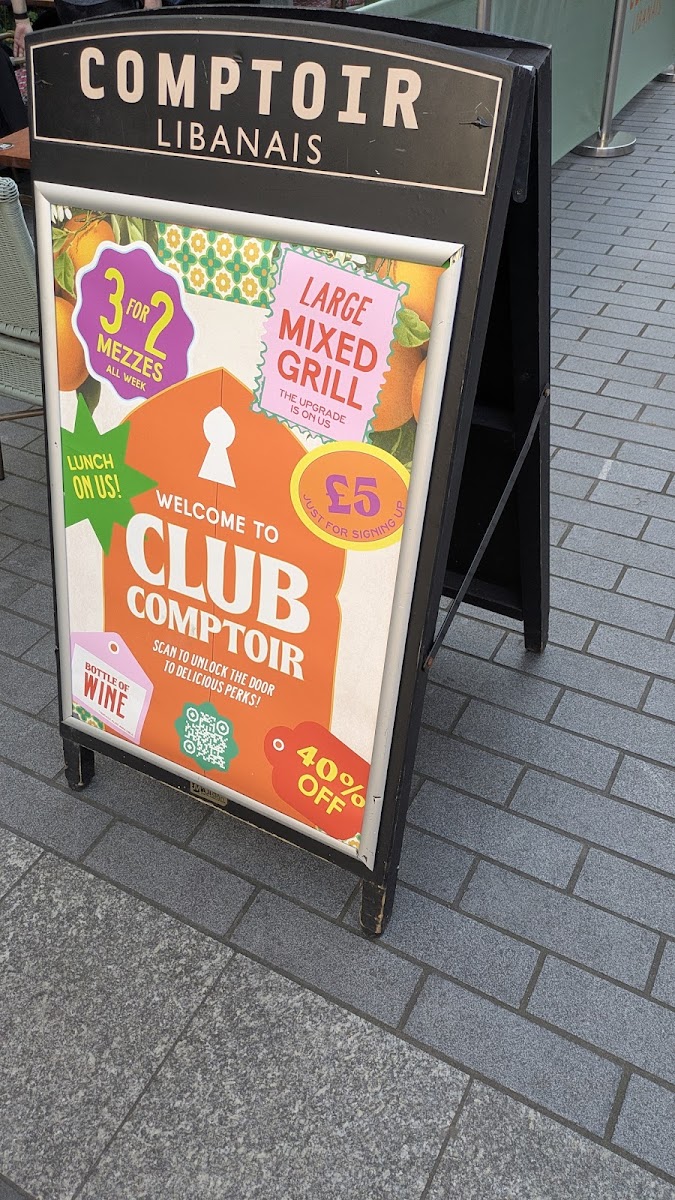 Menu Comptoir Libanais Exeter-10